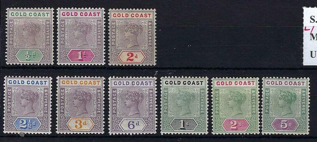 Image of Gold Coast/Ghana SG 26/33 LMM British Commonwealth Stamp